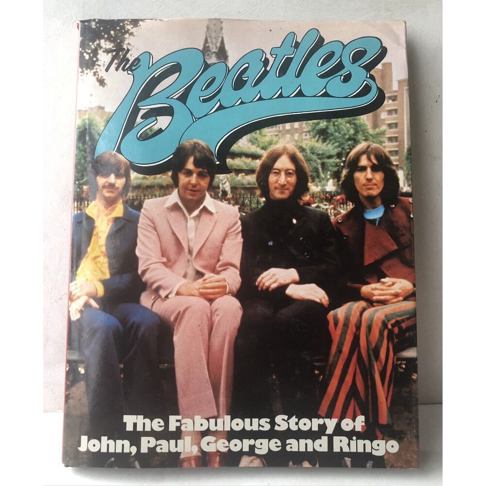 Vintage 1975 Beatles HC Book John Paul George Ringo Photos Octopus Dust Jacket
